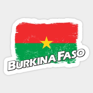 Burkina Faso flag Sticker